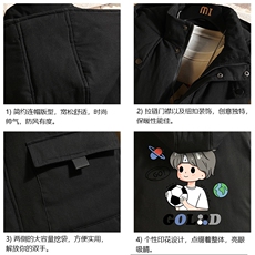 MJ47207-P80棉马甲男士大码加厚棉背心男坎肩男砖墙，男装背心/马甲，电商A040A