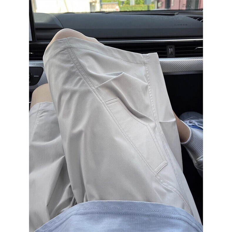 冰丝速干工装短裤男外穿2025新款五分沙滩裤子休闲中裤K6509-P34,男装牛仔裤,星座412-2