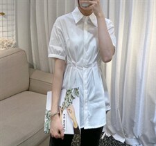 DINOBIENS【现货】夏季新款韩版收腰显瘦衬衣，其它，迪诺比亚