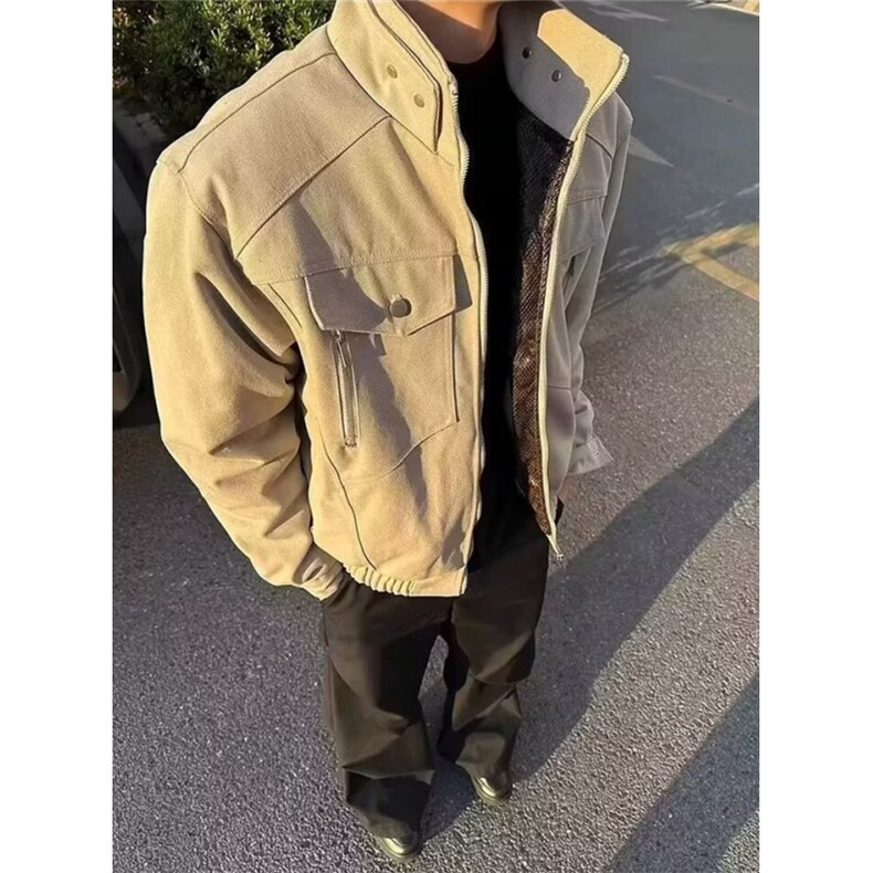 春秋痞帅外套男ins高街港风日系原宿风韩版宽松夹克JW285,男装夹克,星座1116A（原606A-3）