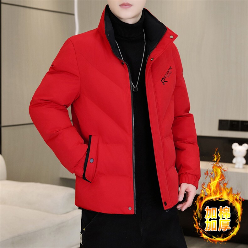 冬季加厚棉衣男休闲时尚青年立领棉衣百搭棉服外套M1801-P78,男装棉衣,星座310B-3
