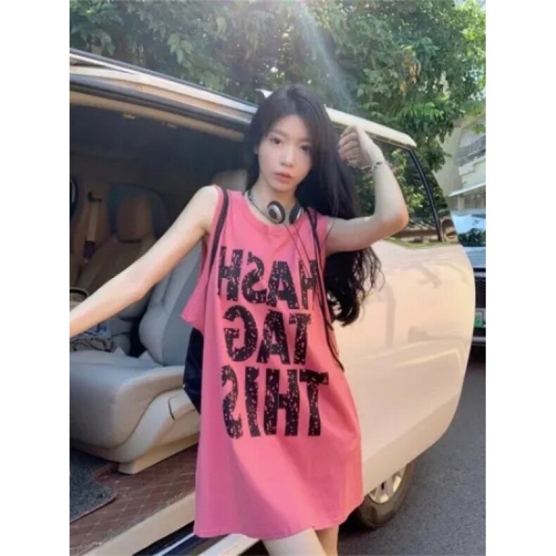 TB0774-P25甜美无袖背心复古美式字母印花纯棉背心,男装背心/马甲,星座617A-2