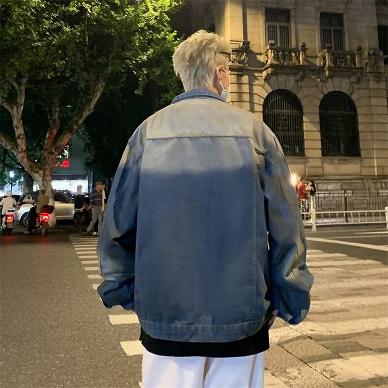 秋季新款美式复古夹克水洗外套J2181P68,男装夹克,星座1116-2