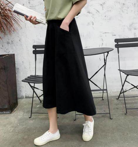 半裙水洗棉，女装半身裙，江南俏之羽