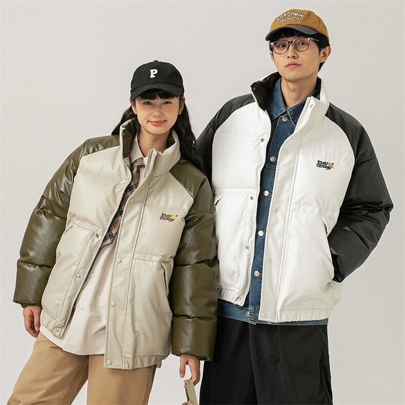 2026冬季新款男装日系潮牌拼色宽松休闲棉服加厚外套MY380-F148,男装棉衣,电商A101（原外27）