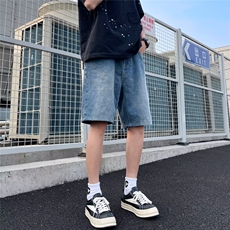 2024美式牛仔裤男款春季短裤潮M2062P38，男装牛仔裤，星座1116-2