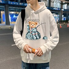 WY2251-P35纯棉连帽卫衣男大码运动帽衫宽松薄外套男，男装卫衣，电商A040