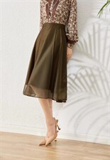 1205#网纱裙，双层，配链条腰带，其它，束索