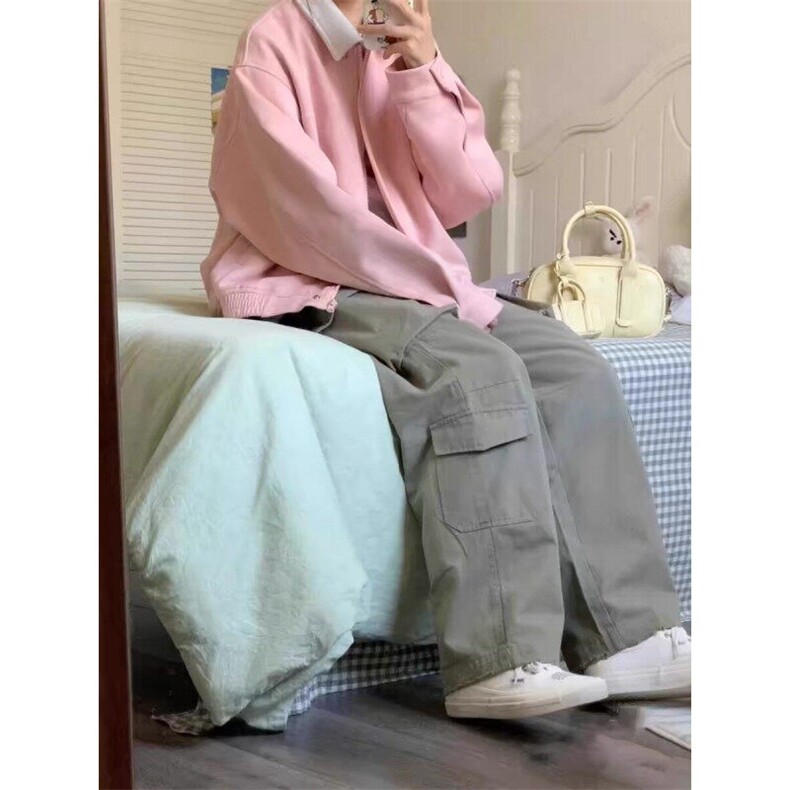 春季新款港风美式vibe潮流假两件麂皮绒翻领夹克外套JK1430-P88,男装夹克,星座313A(原308A-2)