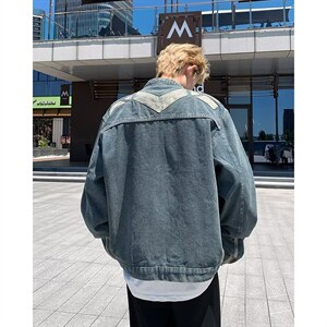 2026春秋痞帅外套男ins高街潮牌港风日系原宿风韩版潮流宽松夹克，男装夹克，四季星座505