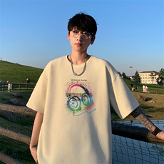 量大优！供视频！港风华夫格短袖T恤半袖男HT243-特P18，男装T恤，电商B367
