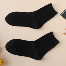 2025时尚百搭通勤简约想羊绒混纺中筒袜，袜子，天盛羊绒