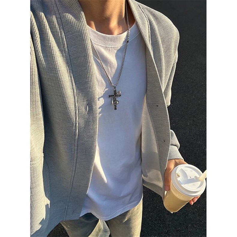 秋季重磅开衫卫衣男慵懒风宽松上衣百搭ins潮流休闲外套J96016,女装短外套,星座1116A（原606A-3）