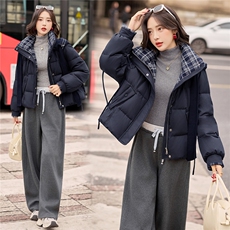 2026年冬季90白鸭绒羽绒服保暖常规有帽可拆厚款韩版网红通勤简约，女装羽绒服，众宇琦