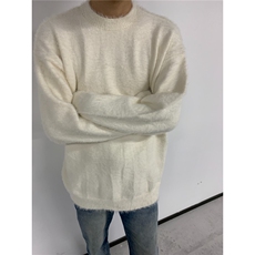 毛衣男冬季美式慵懒水貂绒针织衫cleanfit学院风外套LMY5199-P50，男装针织衫/毛衣，星座1008