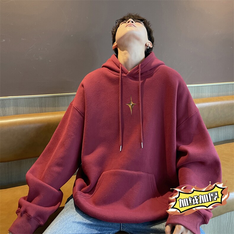 ！连帽卫衣男帽衫男LMWY400-P35加绒款(JR)-P43控价:59,男装卫衣,电商B371