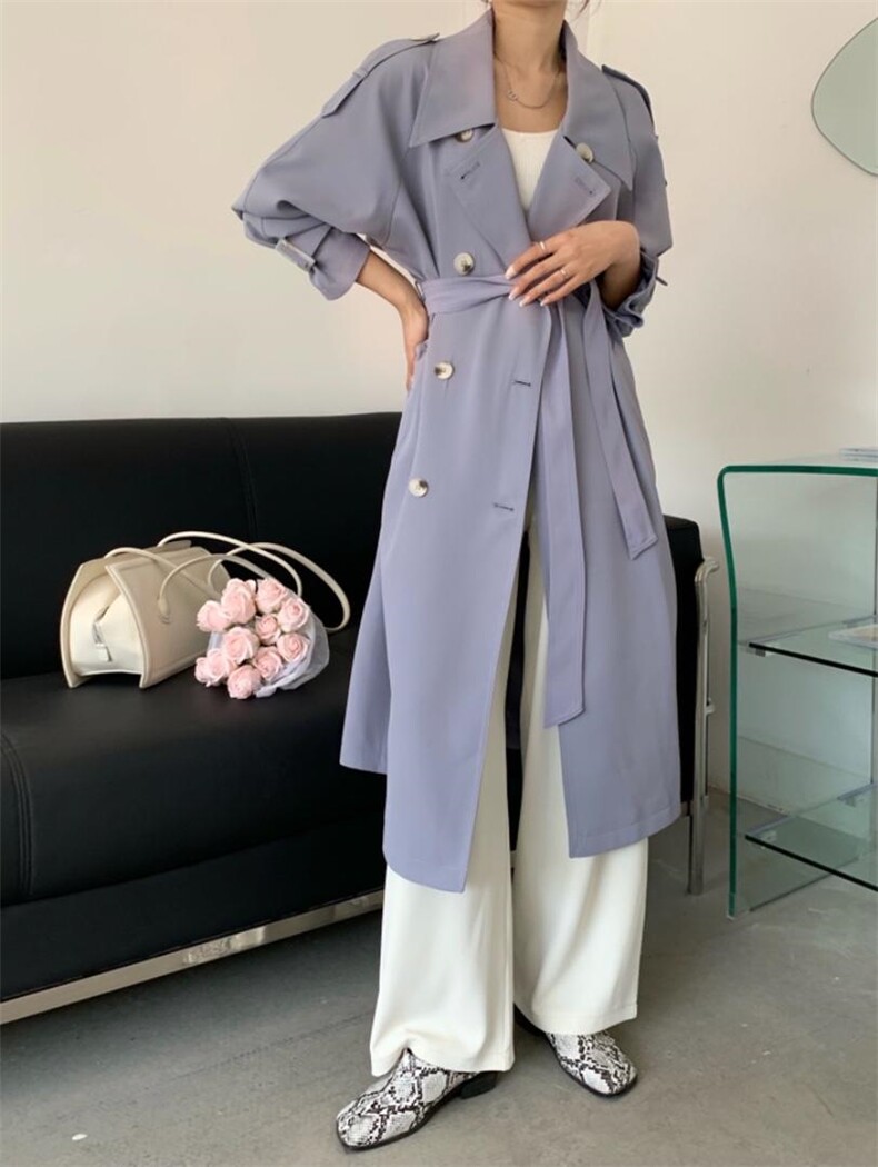 2021春款风衣，女装风衣，FUXINXIN 福歆歆