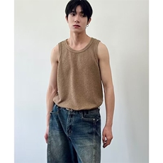 小众设计感罗纹背心无袖背心运动汗衫男-A01-网络图，男装背心/马甲，星座1002-2