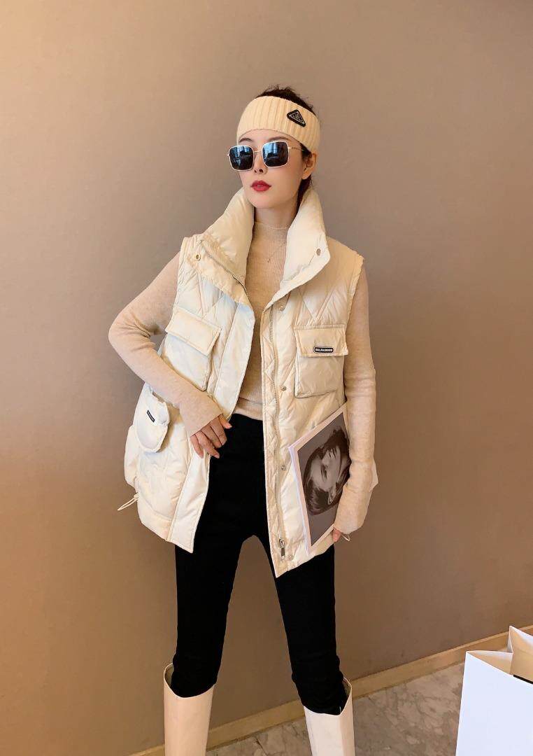 羽绒马甲，90绒，俩码三个色，女装马甲，魅影菲怡