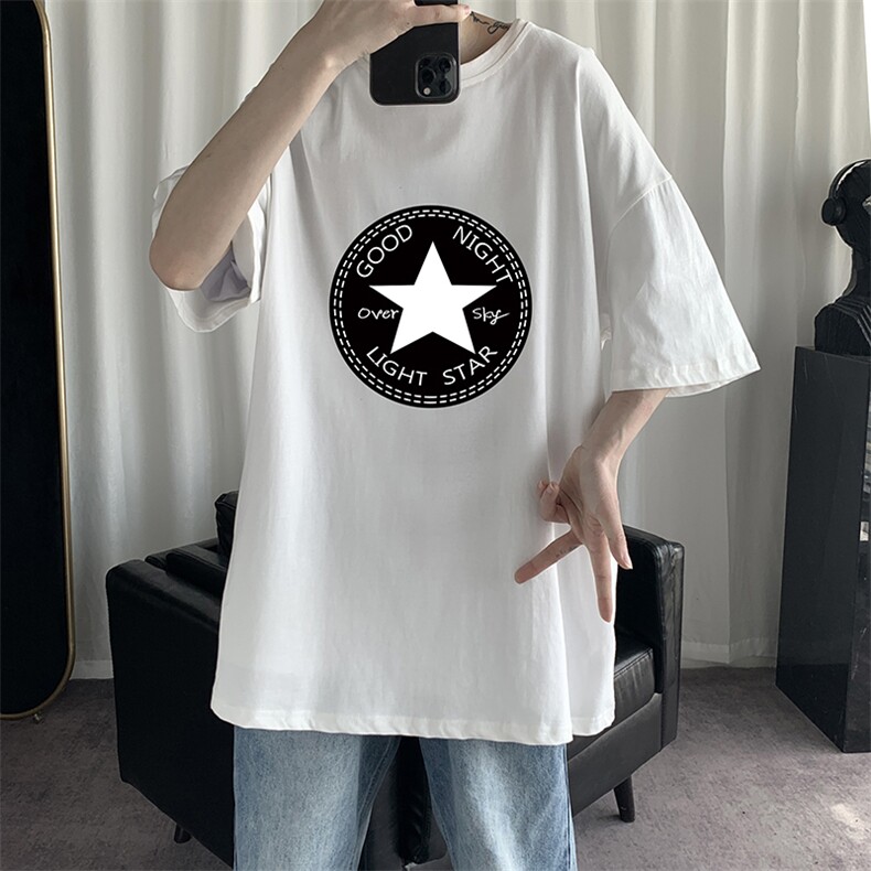 DX17008-P20纯棉短袖t恤男大码半袖打底衫宽松体恤衫港风,男装T恤,电商A040