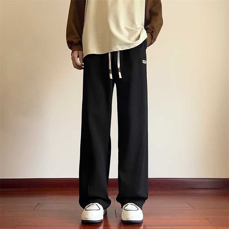 卫裤男士春秋季2024新款宽松直筒运动裤男生工装休闲长裤子,男装休闲裤,星座410-7