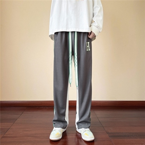 1日系CityBoy风华夫格休闲裤男拖地女中性风直筒男7790特P25控55图片