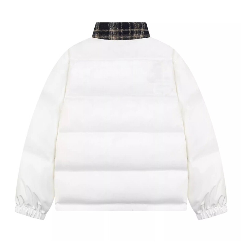 潮美式街头格子拼接格子立领棉服冬季立领面包服TT8810P80,男装棉衣,星座1013-5