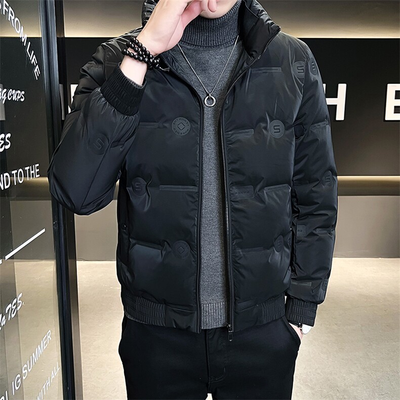 AK66692钱塘2020-3冬季厚款时尚休闲简约中年男士羽绒服P140,男装羽绒服,钱塘207-3