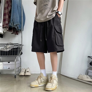 夏季百搭休闲裤男 高街工装短裤五分裤DK270/P35图片