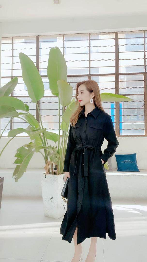 秋冬连衣裙，女装连衣裙，EE