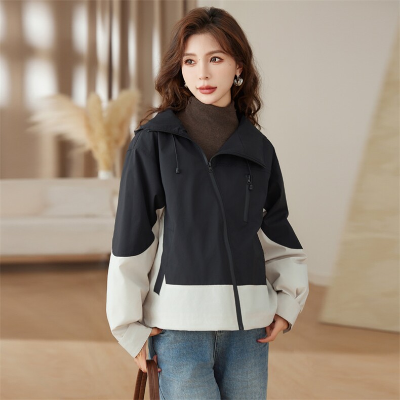 今年流行羽绒服女2025冬季新款立领短款连帽冲锋衣保暖运动外套潮,女装羽绒服,梦懿尔