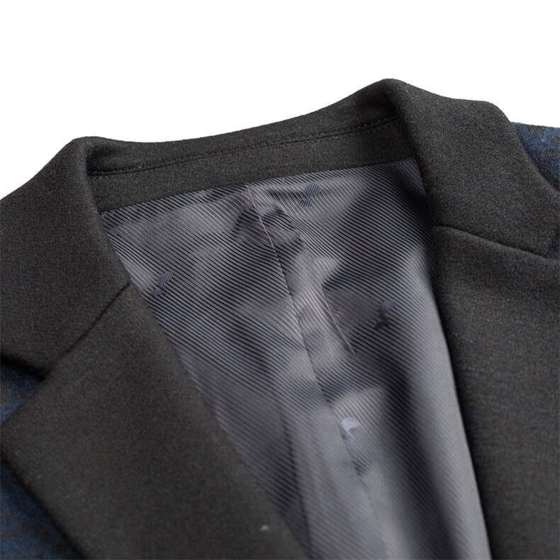 羊毛呢外套男士冬季休闲单西服宽松商务休闲西装YLA8608-P220，男装西服，电商B212（原钱塘6029）