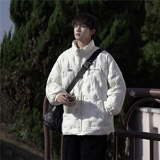 2025直冲男潮牌潮流港风高街高中生保暖羽绒棉服A170-M835-TP55，男装棉衣，电商A170