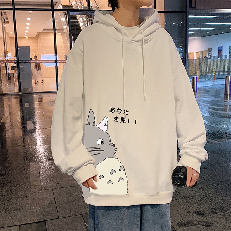 WY2150-P35 加绒款-P40 纯棉连帽卫衣男大码运动帽衫宽松薄外套男图片