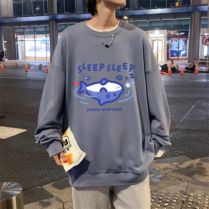 圆领卫衣男超大码胖子肥佬大号长袖t恤S6453-P28,男装卫衣,电商A040