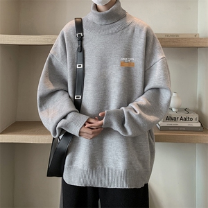控68高领毛衣男士大码内搭毛线衣男 GM45350-P45加绒款-P65图片