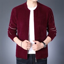 BSS2293男式2023秋季新款针织开衫夹克商务休闲男装P102，男装针织衫/毛衣，电商B360