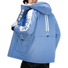 男士休闲连帽加厚保暖棉衣外套棉服棉袄冬季防寒开衫男装M991P75，男装棉衣，电商B226-2（原B217-2）
