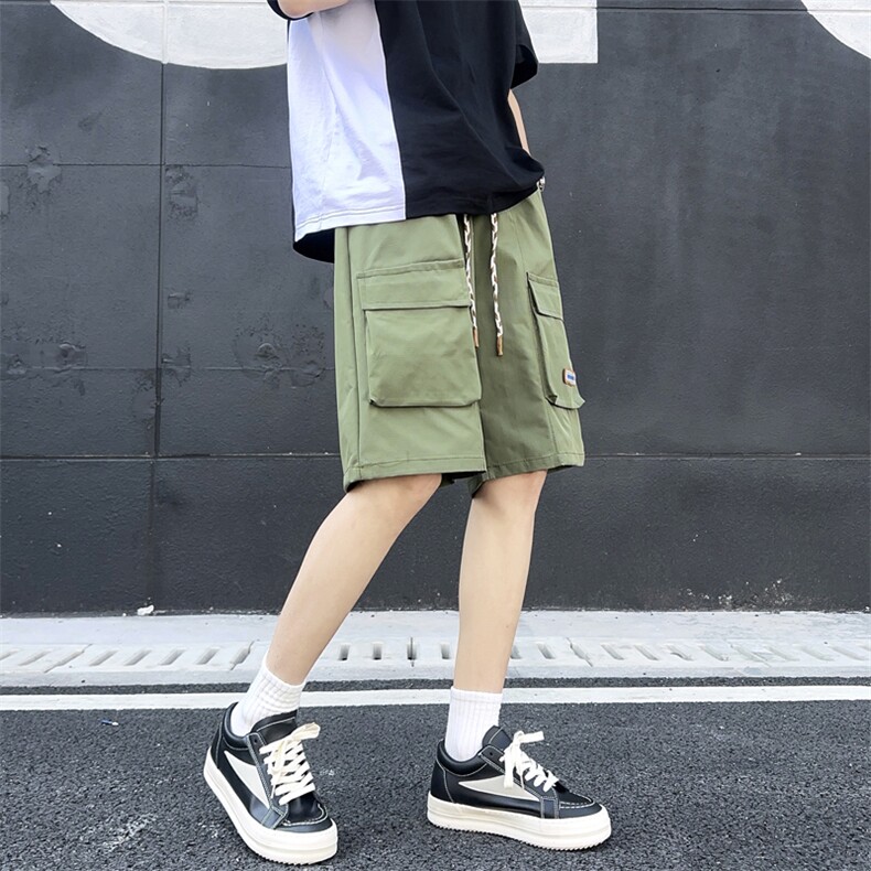 工装短裤男款夏季潮牌宽运动休闲男士五分中裤,男装牛仔裤,星座410-6（原星座1304-1）