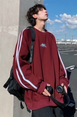 秋季现货套头宽松卫衣男圆领长袖打底衫DSA157B-W6492-特P38，男装T恤，电商A157B
