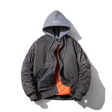 现货4色秋冬带帽情侣外套飞行服外套棉服夹克货号:8832，男装棉衣，电商A105