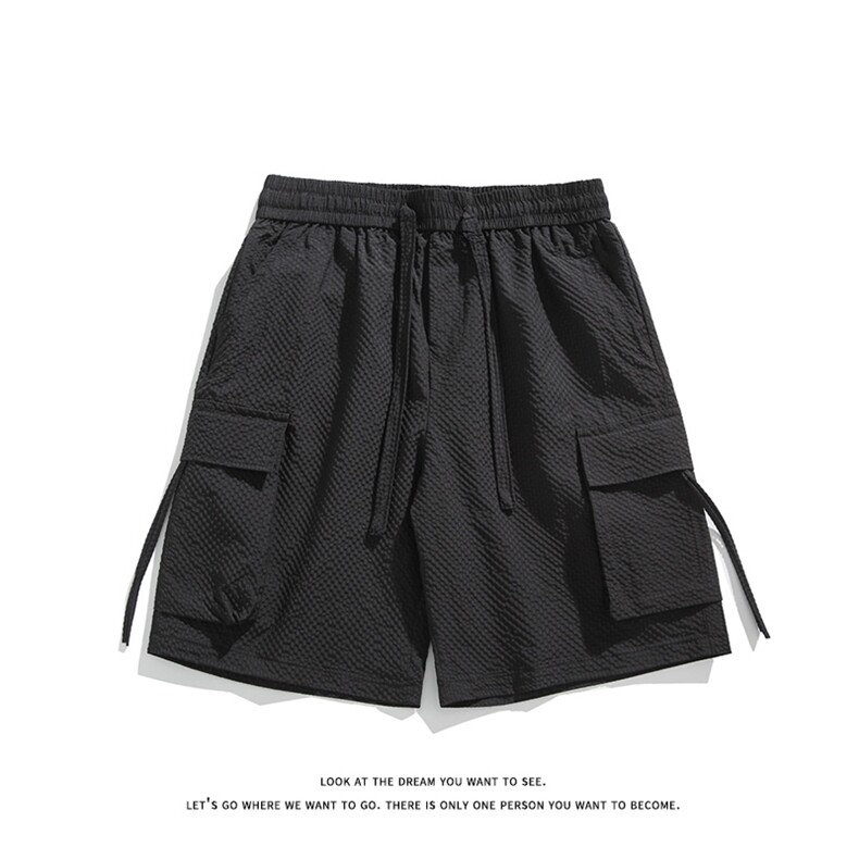 夏季潮流百搭褶皱美式休闲工装短裤子男DK8533-P30【特价】,男装牛仔裤,电商A007