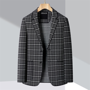 ZL05826男式秋季新款长袖薄款西服休闲商务便服西装单西图片