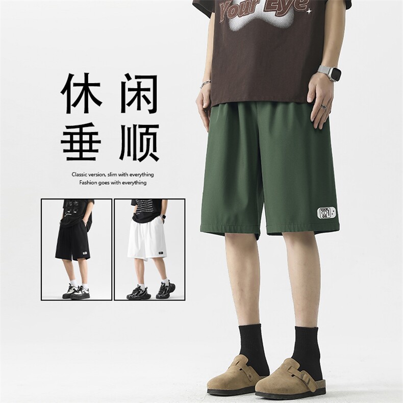 透气宽松舒适时尚潮流休闲清爽速干五分裤 DK505-特批17图片