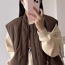 马甲女外穿韩版2025年新款短款秋冬宽松无袖坎肩外套马夹潮，男装背心/马甲，星座1210-1