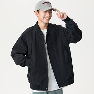 春季新款现货宽松棒球服男休闲简约百搭潮流夹克上衣外套6605-P55图片