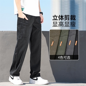 2025春夏季新款男士工装裤多口袋弹力运动百搭户外休闲y6106现货