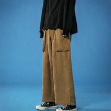 21秋装中性蒙马特大码港风ins潮直筒阔腿宽松休闲裤情侣K125/P65,男装休闲裤,电商A221A