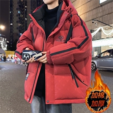 1-8-26冬季新款港风加棉加厚棉衣男潮流青少年学生外套336#P135元，男装棉衣，电商B388