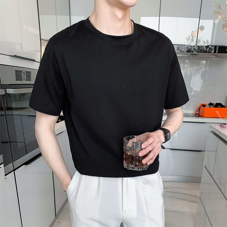 cleanfit正肩短袖T恤男夏季小领口速干健身运动美式高街内搭打底,男装T恤,电商D303
